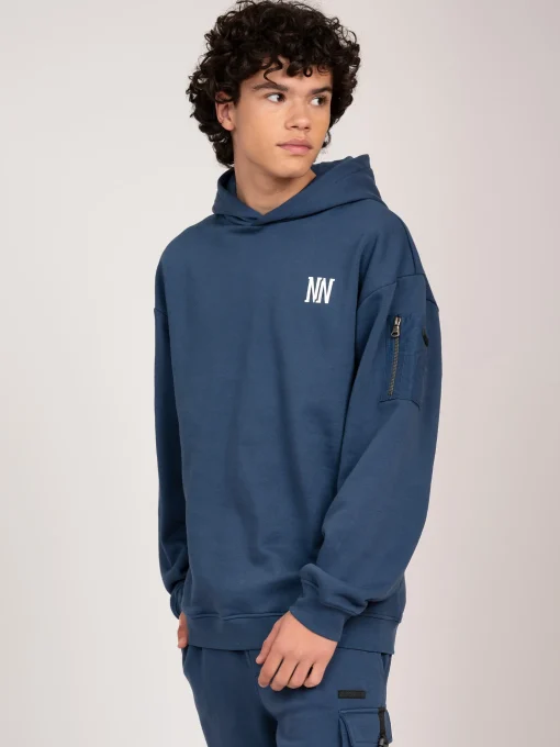 Oversized hoodie met graphic print