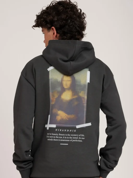 Oversized hoodie met graphic print