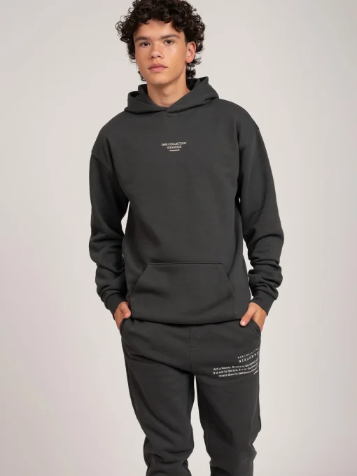 Oversized hoodie met graphic print