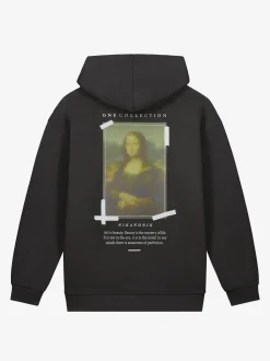 Oversized hoodie met graphic print