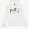 Oversized hoodie met Paris print