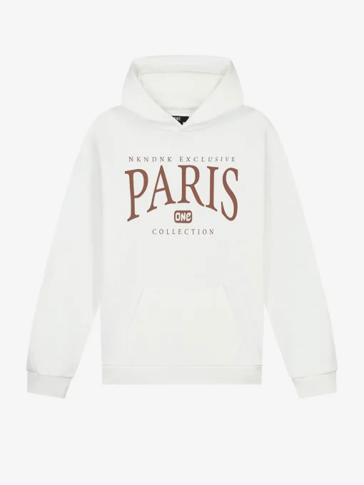 Oversized hoodie met Paris print