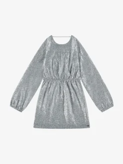 Pailletten jurk met uitgesneden rug