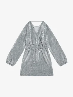 Pailletten jurk met uitgesneden rug