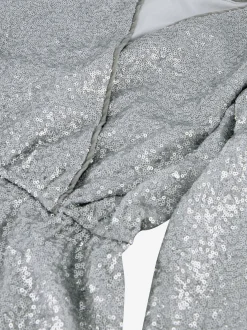 Pailletten jurk met uitgesneden rug