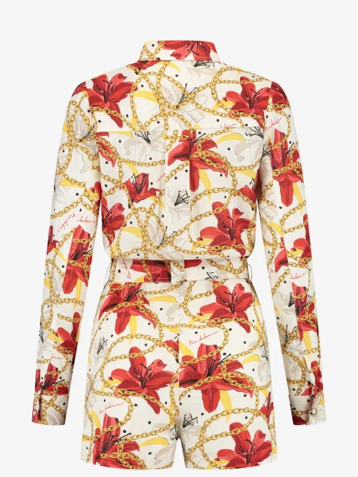 Playsuit met graphic print