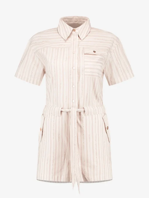 Playsuit met logo patroon