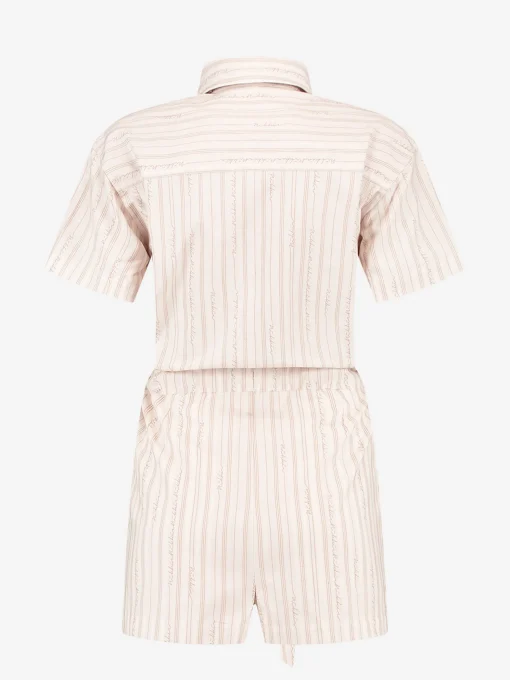Playsuit met logo patroon