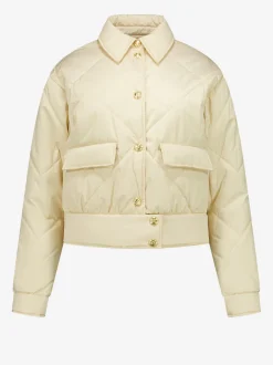 Puffer jas met kraag