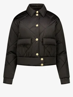 Puffer jas met kraag
