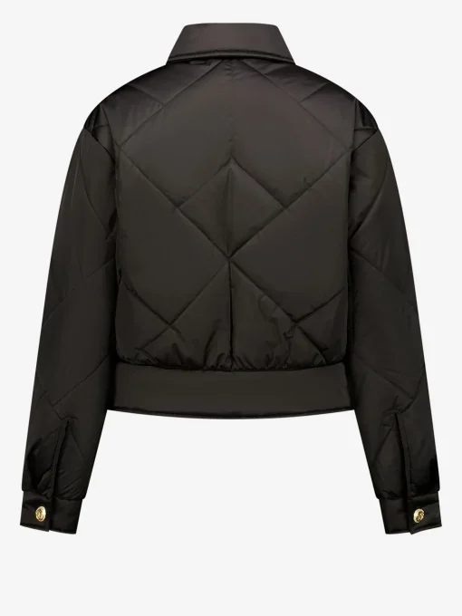 Puffer jas met kraag