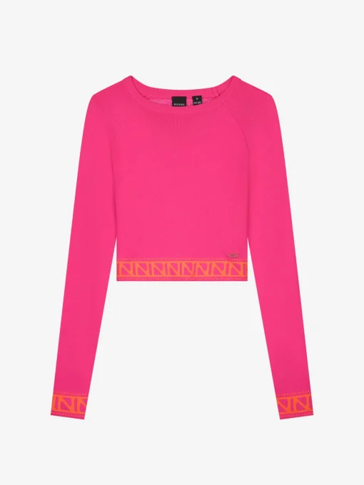 Pullover met logo print