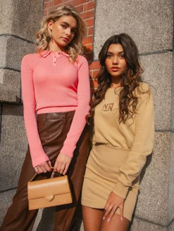 Rechte broek met middelhoge taille