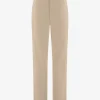 Rechtvallende broek met mid waist
