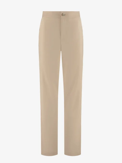 Rechtvallende broek met mid waist