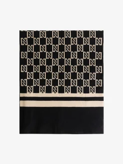 Reversible sjaal met N-logo patroon