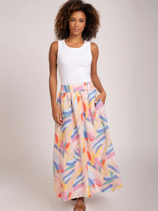 Rok met bloemenprint