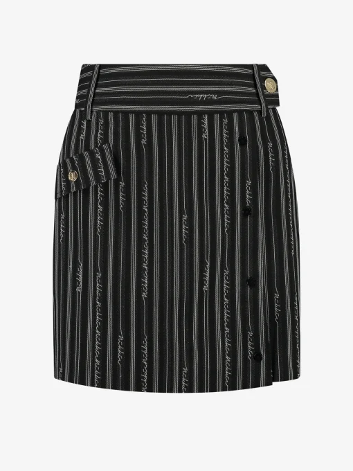 Rok met logo patroon