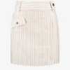 Rok met logo patroon