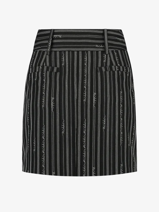 Rok met logo patroon