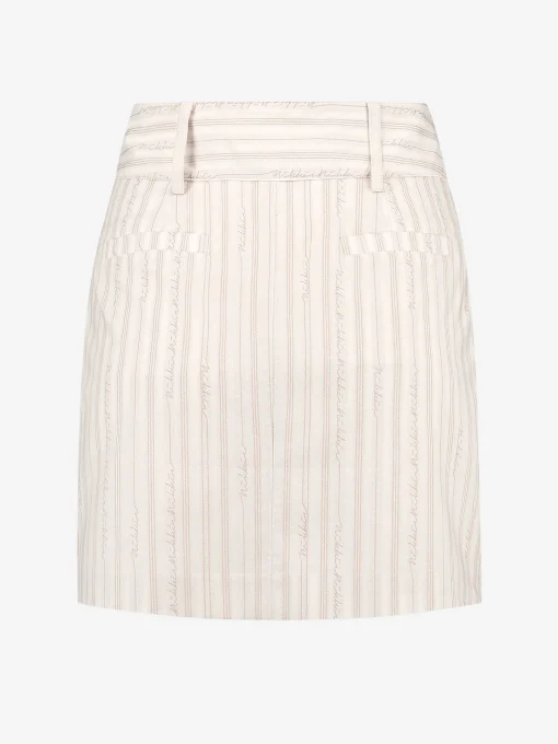 Rok met logo patroon