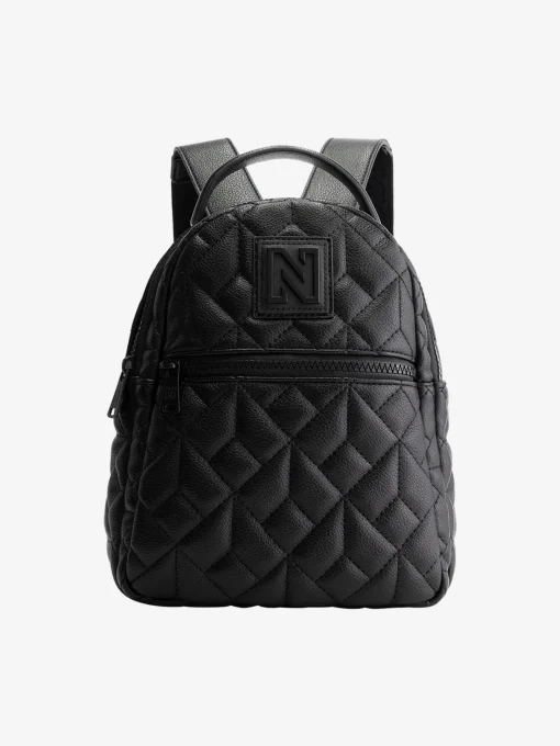Rugzak met leren look en N-logo