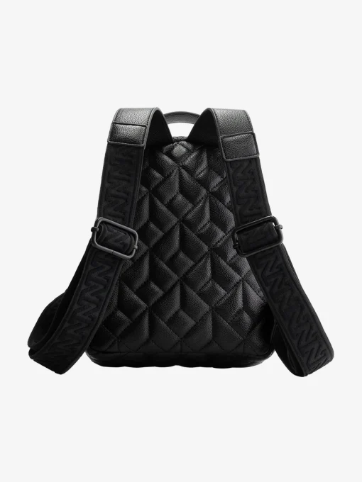 Rugzak met leren look en N-logo