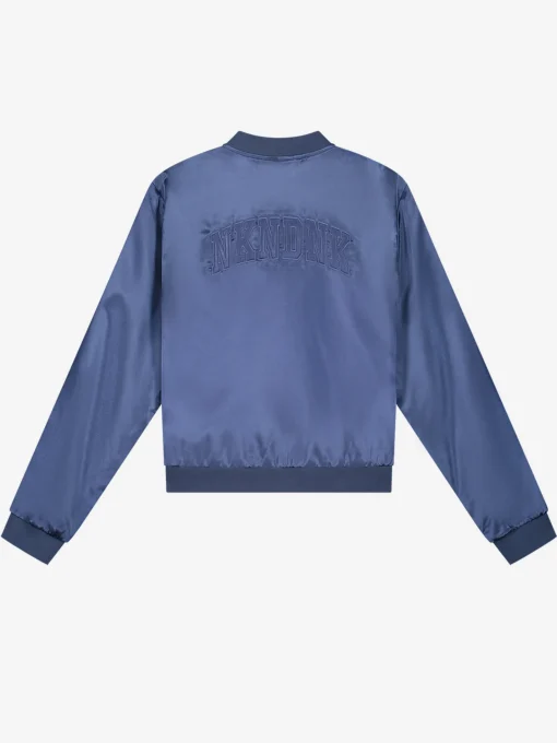 Satijn look bomber