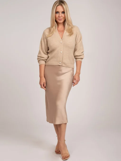 Satijn look rok