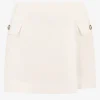 Satijn look skort