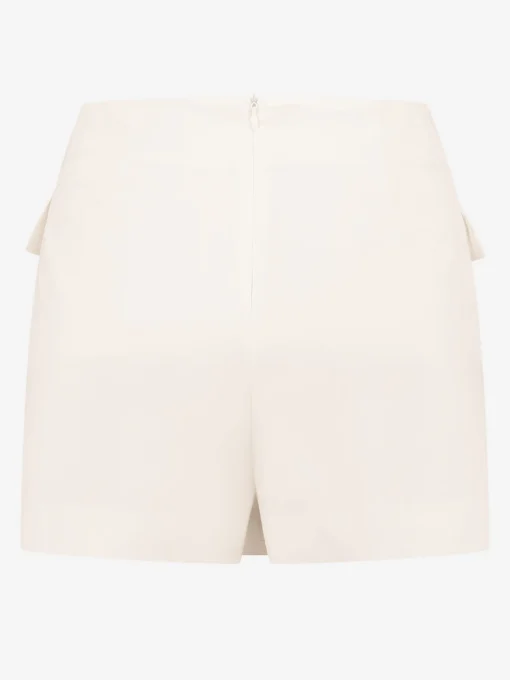 Satijn look skort