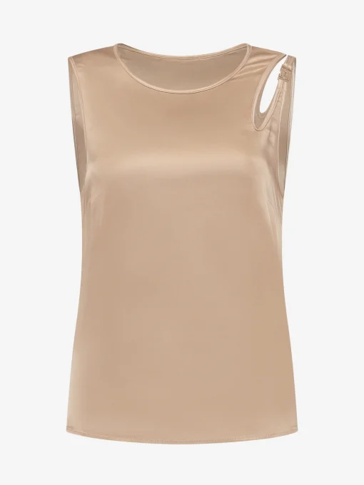 Satijn look Top