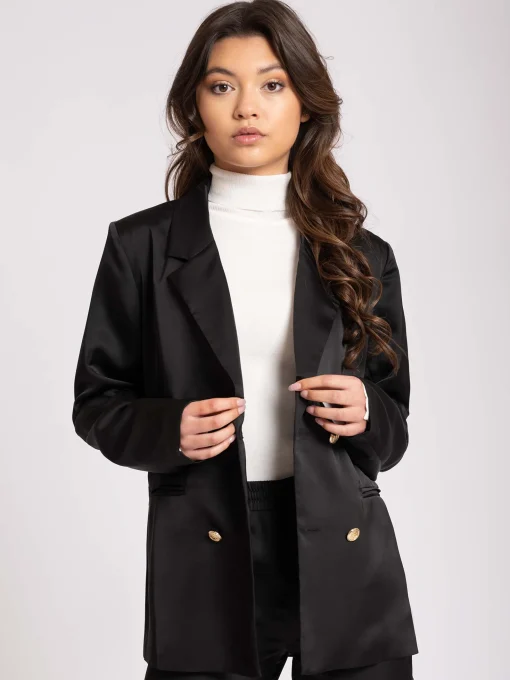 Satijn-look blazer