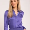 Satijn-look blouse