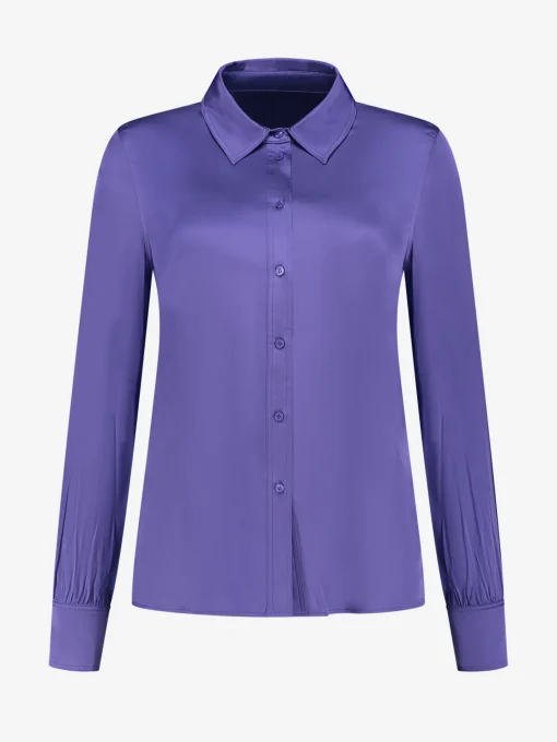 Satijn-look blouse