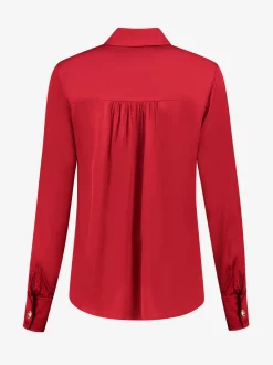 Satijn-look blouse
