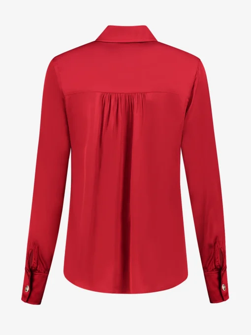 Satijn-look blouse