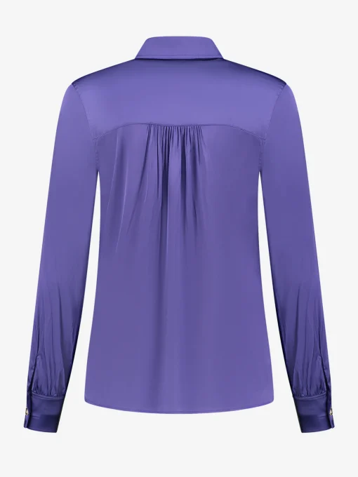 Satijn-look blouse