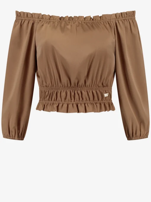 Satijn-look top