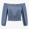 Satijn-look top