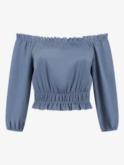 Satijn-look top