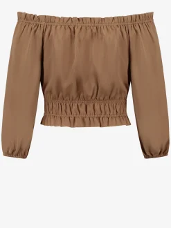 Satijn-look top