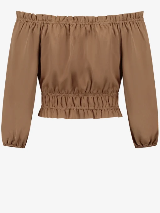 Satijn-look top