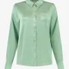 Satin look blouse
