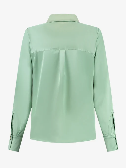 Satin look blouse