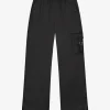 Satin look broek