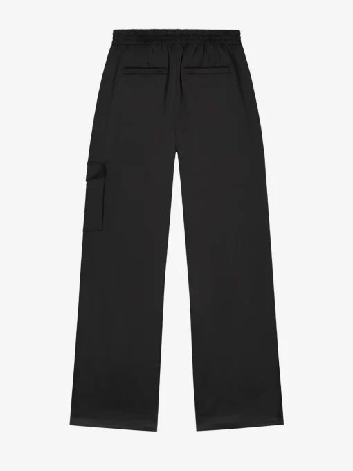 Satin look broek