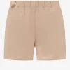 Satin look short