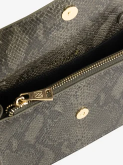 Schoudertas met slangenprint