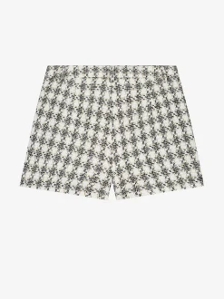Short met tweed patroon